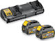 Dewalt Σετ 2 Μπαταριών Εργαλείου Λιθίου 18V Χωρ...