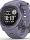 Garmin Instinct Solar 45mm Αδιάβροχο Smartwatch με Παλμογράφο (Orchid)