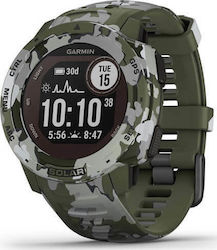 Garmin Instinct Solar 45mm Waterproof Smartwatch with Heart Rate Monitor (Lichen Camo)