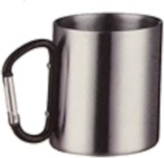 Campus Campcool Glass for Camping Stainless Steel Mug with Safety Hook 300ml 300ml