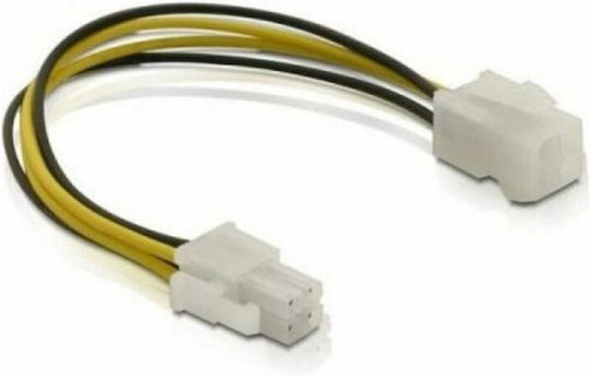 DeLock 4-Pin EPS - 4 Pin EPS Cablu 0.15m Multicolor (82428)