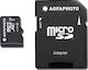 AgfaPhoto microSDXC 128GB Class 10 U3 V10 High Speed με αντάπτορα