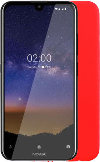 Volte-Tel Back Cover Silicon Roșu (Nokia 2.2)
