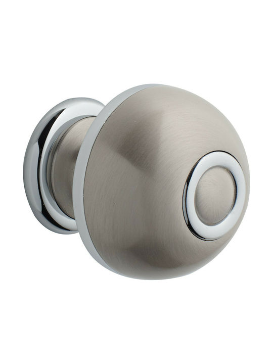 Zogometal Knob Front Door 61 61 Nickel / Chrome