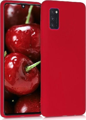 Silicone Back Cover Red (Galaxy A41)