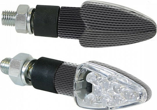 Lampa Blitzlicht Motorrad LED 2Stück