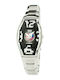 Chronotech Men's Watch 36mm Battery with Silver Metal Bracelet