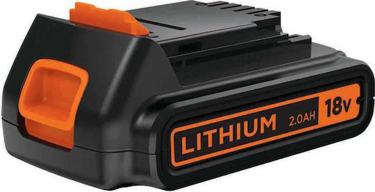 Black & Decker Μπαταρία Εργαλείου Λιθίου 18V με Χωρητικότητα 2Ah
