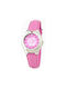 Chronotech Watch with Pink Leather Strap CT2206L-07