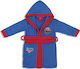 Dimcol Kids Hooded Bathrobe Cars Blue