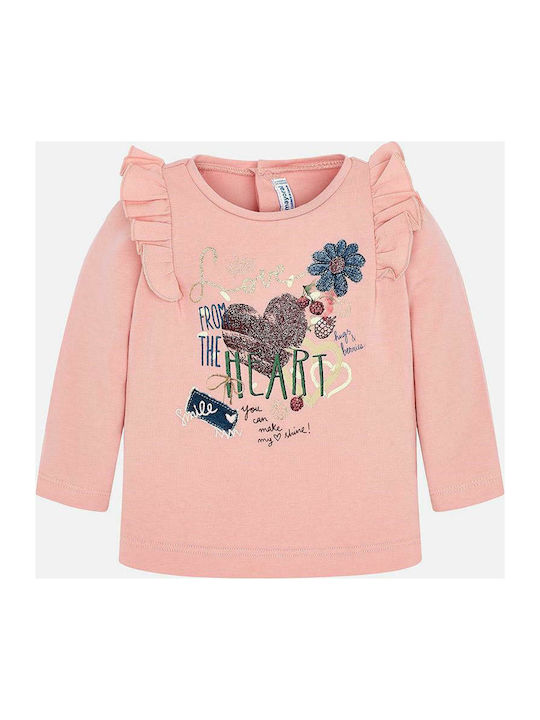 Mayoral Kids Blouse Long Sleeve Pink