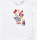 Mayoral Kids Blouse Short Sleeve White