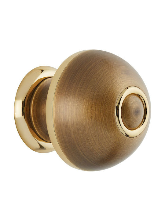 Zogometal Knob Front Door 66 66 Bronze - Oro