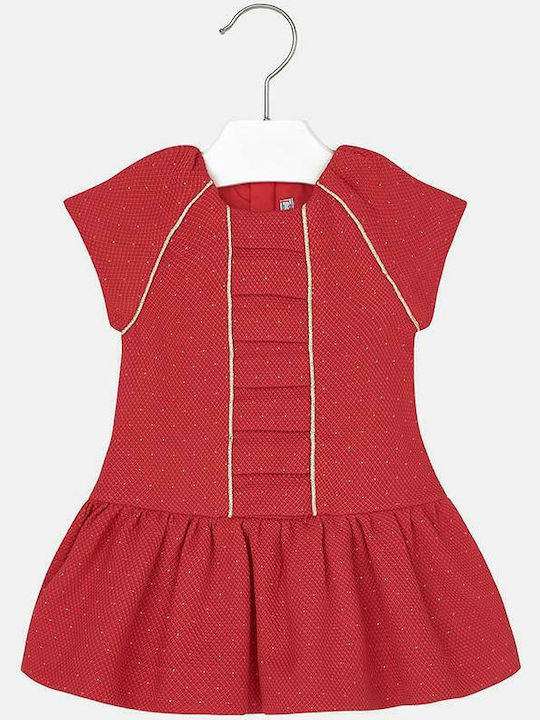 Mayoral Kids Dress Sleeveless Burgundy