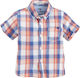 Mayoral Kids Checked Shirt Multicolour