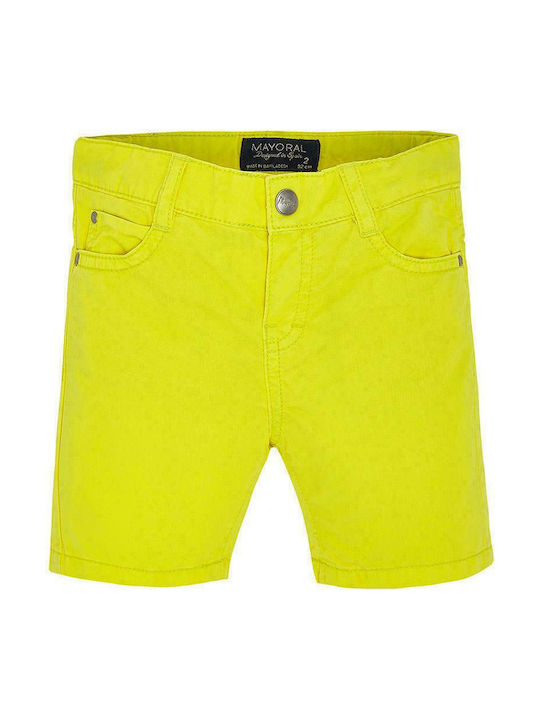 Mayoral Kids Shorts/Bermuda Fabric Yellow