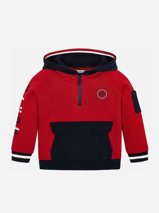 Mayoral Kids Sweatshirt with Hood Red