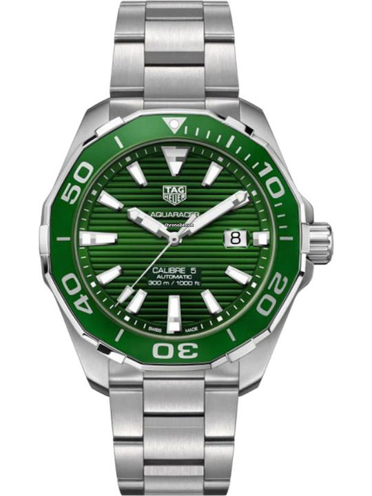 TAG Heuer Aquaracer Watch Automatic with Metal Bracelet TAG Heuer Aquaracer Watch Automatic with Metal Bracelet