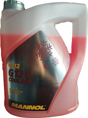 Mannol G12+ Coolant Ready for Use Engine Coolant for Car G12+ Red 5lt