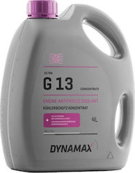Dynamax Ultra Συμπυκνωμένο Αντιψυκτικό Υγρό Ψυγείου Αυτοκινήτου G13 -73°C Μωβ Χρώμα 4lt