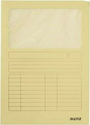 Leitz Folder Transparent for Paper A4 Yellow