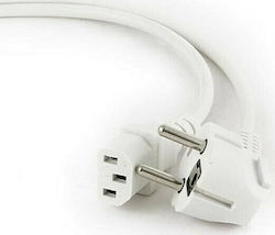 Cablexpert Schuko - IEC C13 Kabel 1.8m Weiß (PC-186W-VDE)