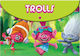 Gim Folder with Button for Paper A4 Green Trolls