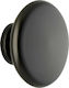 Zogometal Knob Front Door 118 118 Black Velvet-Black Metal