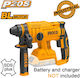Ingco CRHLI2201 Κρουστικό Σκαπτικό Μπαταρίας Brushless 20V Solo με SDS Plus 1x Βελόνι & 2x Τρυπάνια