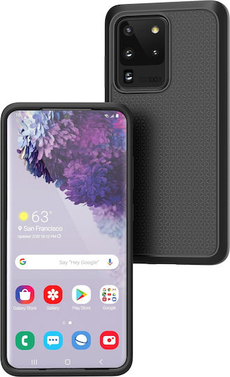 Catalyst Impact Protection Umschlag Rückseite Silikon 2mm Schwarz (Galaxy S20 Ultra)