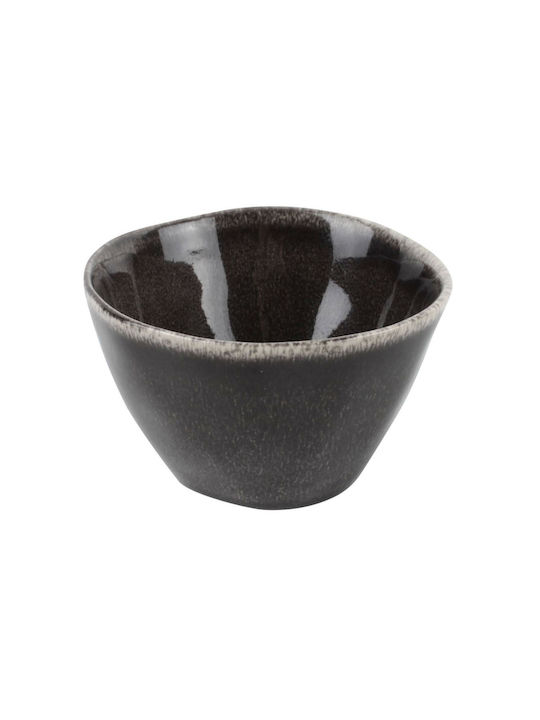 Salt & Pepper Artisan Servierschüssel Rund Keramik Black mit Durchmesser 10.5cm