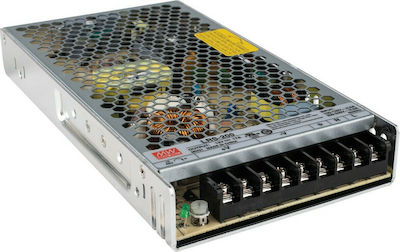 Adjustable IP20 LED Power Supply 200W 12V Mean Well