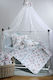 Down Town Home Sheet Set Double Cotton Satin 121 200x270cm 4pcs