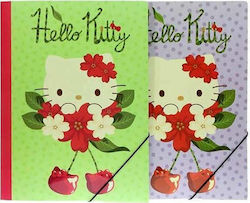 Graffiti Folder with Rubber Band for Paper A4 Hello Kitty