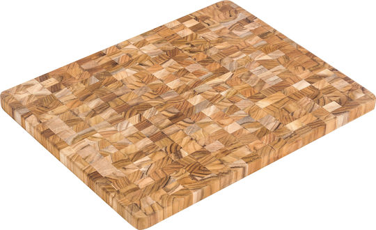 TeakHaus Scandi Schneidebrett Hölzernes Braun 45.7x25.5cm 1Stück