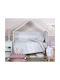 Nef-Nef Homeware Little New Born Baby Sheets Set Crib Cotton White 120x170cm 3pcs