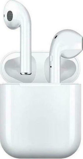 TG11 Earbud Bluetooth Handsfree Earphones with Charging Case White