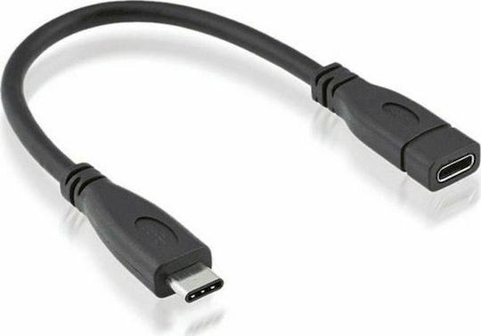 Roline USB-C Male to USB-C Female Converter 1 Piece