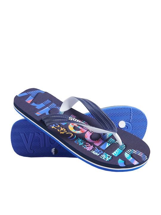 Superdry Scuba Flip Flops σε Μπλε Χρώμα