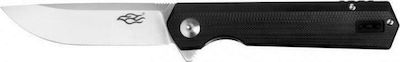 Ganzo Pocket Knife Black with Blade made of Stainless Steel