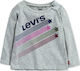 Levi's Bluză pentru copii Cu mâneci lungi Gri