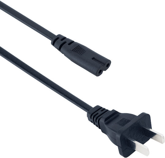 Type A (US) - IEC C13 Cable 1.5m Μαύρο 18055