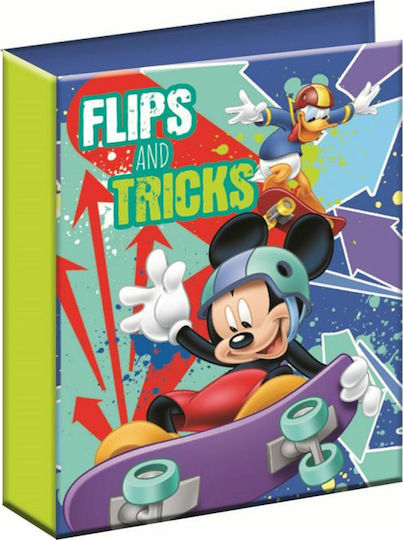 Gim Clipboard with 2 Rings 2/26 for Paper B5 Multicolour Mickey Skate 1pcs