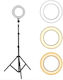 Ring Light USB LED Ring Light 16cm 2500 - 4500K with Floor Tripod