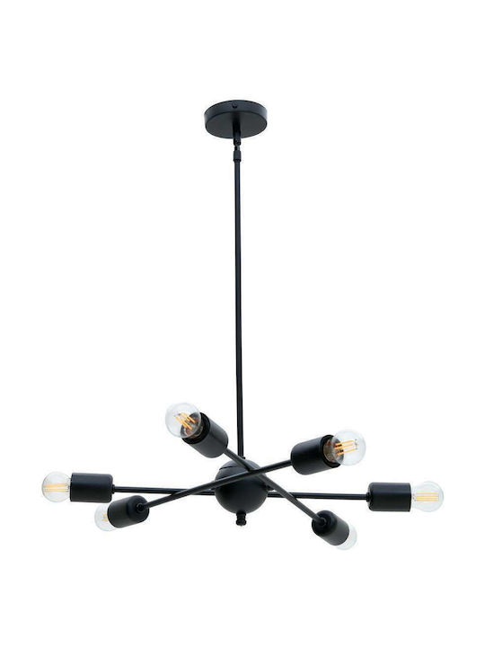 Click Pendant Light Suspension for Socket E27 Black