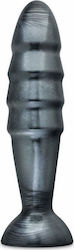 Blush Jet Destructor Dildo Anal Carbon Metallic Black 27.5cm