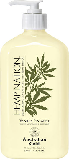 Australian Gold Hemp Nation Vanilla Pineapple After Sun Emulsion with Jojoba and Shea Butter 535ml