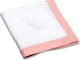 abo Carrot Cotton Swaddle Wrap Pink 90x90cm.