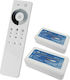 GloboStar Ασύρματο Dimmer Αφής RF με Τηλεχειριστήριο Σετ 2.4G 12-24 Volt για Δύο Groups 04138