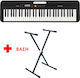 Casio Αρμόνιο CT-S200 Base Set με 61 Πλήκτρα Τυπικής Αφής με Βάση Μαύρο με Βάση